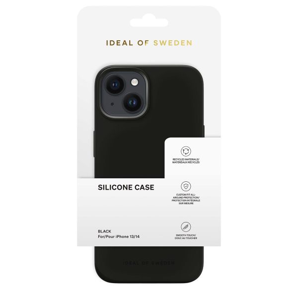 iDeal of Sweden Coque Silicone Apple iPhone 14 - Noir