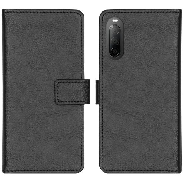 imoshion Étui de télephone portefeuille de luxe Sony Xperia 10 II - Noir