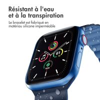 imoshion Bracelet en silicone magnétique Apple Watch | 38/40/41/42 mm - Bleu foncé