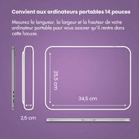 imoshion Pochette ordinateur avec compartiment 14 pouces - Sandstone