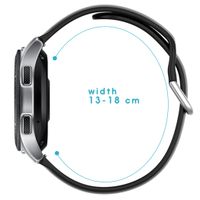 imoshion Bracelet silicone Samsung Galaxy Watch 4 / 5 / 6 / 7 / FE (20 mm) - Noir
