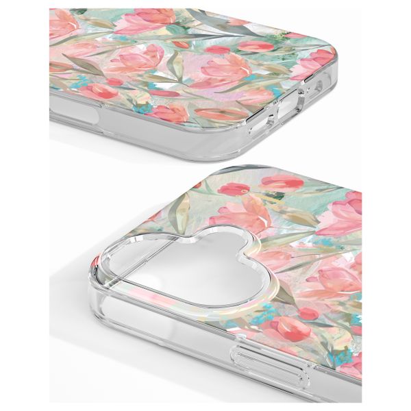 iDeal of Sweden Coque Clear MagSafe Apple iPhone 17 - Tulip Bloom