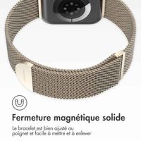 imoshion Bracelet magnétique milanais Apple Watch | 38/40/41/42 mm - Taille M - Starlight