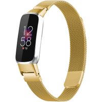 imoshion Bracelet magnétique milanais Fitbit Luxe - Taille S - Doré