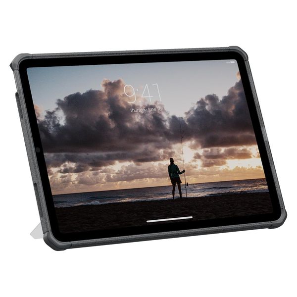 UAG Coque arrière Scout Plus avec support Scout Apple iPad Air 11 pouces (2026) M4 / (2025) M3 / (2024) M2 - Ash
