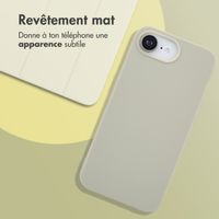 imoshion Coque Couleur Apple iPhone 17e / 16e - Gris
