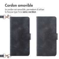 imoshion Etui de télephone portefeuille avec cordon Motorola Edge 70 - Noir