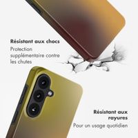 Selencia Coque arrière Vivid avec MagSafe Samsung Galaxy S26 - Gradient Olive Dust
