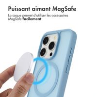 imoshion Coque Color Guard avec MagSafe Apple iPhone 15 Pro - Bleu clair