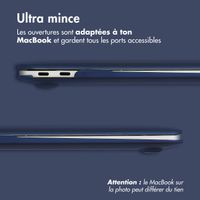 imoshion Coque Laptop Apple MacBook Air 15 pouces (2023 / 2024 M3 / 2025 M4 / 2026 M5) - Bleu foncé