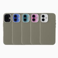 Accezz Coque arrière Mesh avec MagSafe Apple iPhone 16 - Gris foncé