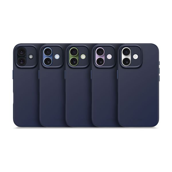 Decoded Coque en silicone MagSafe Apple iPhone 17 - True Navy