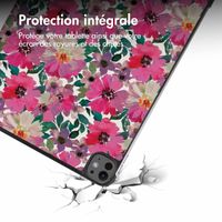 imoshion Coque tablette Design Trifold Apple iPad Pro 13 (2025) M5 / (2024) M4 - Floral Water Color