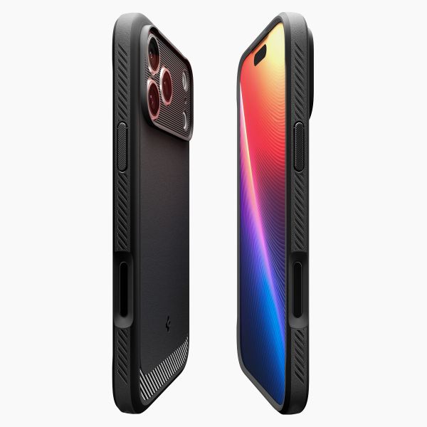 Spigen Coque Rugged Armor MagSafe Apple iPhone 18 Pro / 17 Pro - Matte Black