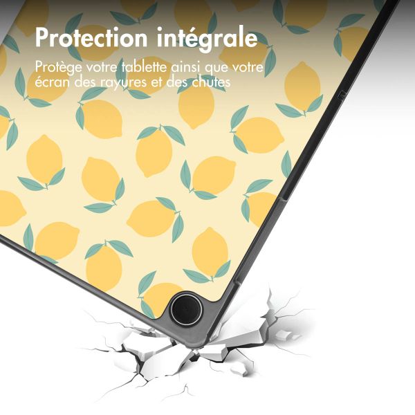 imoshion Coque tablette Design Trifold Samsung Galaxy Tab A11 Plus / A9 Plus - Citrus Dream