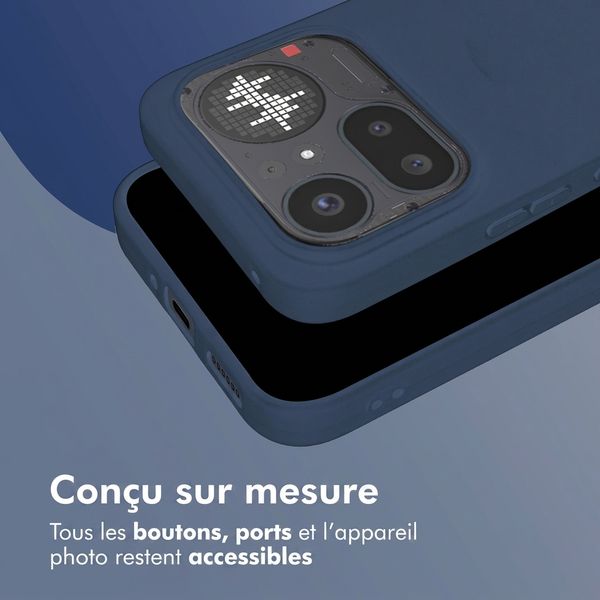 imoshion Coque Couleur Nothing Phone (4a) Pro - Bleu foncé