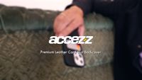Accezz Coque en cuir de qualité supérieure avec fentes pour cartes Samsung Galaxy S22 Plus - Marron