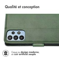 imoshion Étui de télephone portefeuille de luxe Samsung Galaxy A23 (5G) - Vert