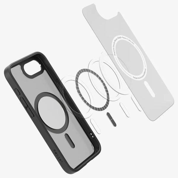 Spigen Coque Ultra Hybrid MagSafe Apple iPhone 17e / 16e - Frost Black