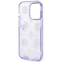 Guess Coque Peony Glitter Apple iPhone 14 Pro Max - Lila