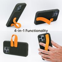 Callbuddy Coque avec strap Apple iPhone 16 Pro Max - Camo Orange
