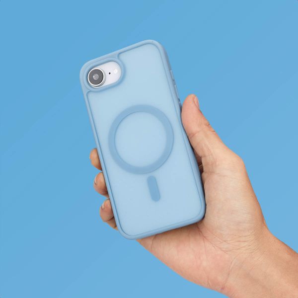 imoshion Coque Color Guard avec MagSafe Apple iPhone 17e / 16e - Bleu clair