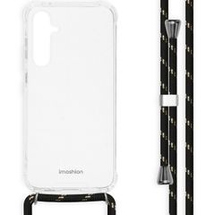 imoshion Coque arrière transparente avec cordon Samsung Galaxy S23 FE - Noir & Doré