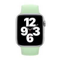 Apple Bracelet Boucle unique en Silicone Apple Watch | 38/40/41/42 mm - Taille 6 - Pistachio