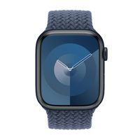 Apple Bracelet Solo tressé Apple Watch | 44/45/46/49 mm - Taille 3 - Storm Blue