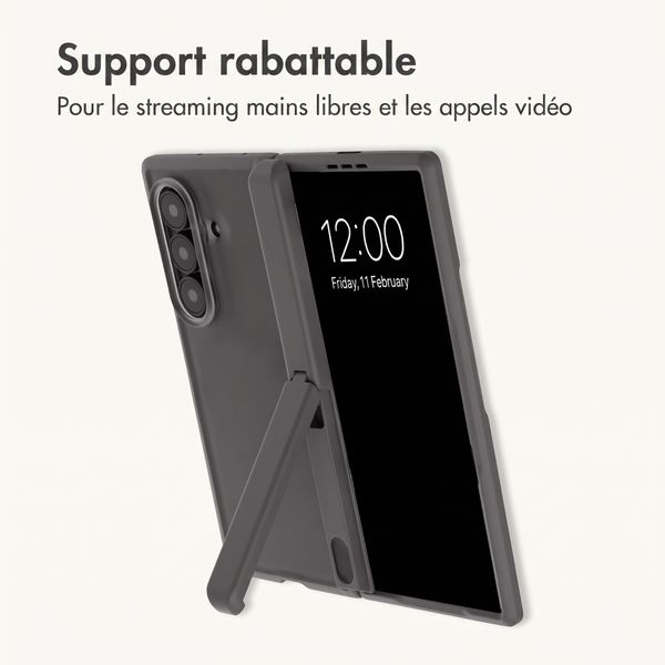 imoshion Color Guard avec support Samsung Galaxy Z Fold 8 Ultra - Gris