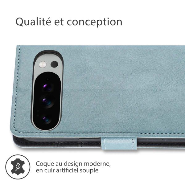 imoshion Étui de télephone portefeuille de luxe Google Pixel 10 / 10 Pro - Bleu clair