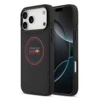 Red Bull Racing Coque en cuir PU maillé MagSafe Apple iPhone 17 Pro - Navy