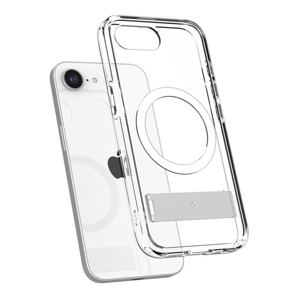 Spigen Coque Ultra Hybrid S MagSafe Apple iPhone 17e / 16e - Clear / White