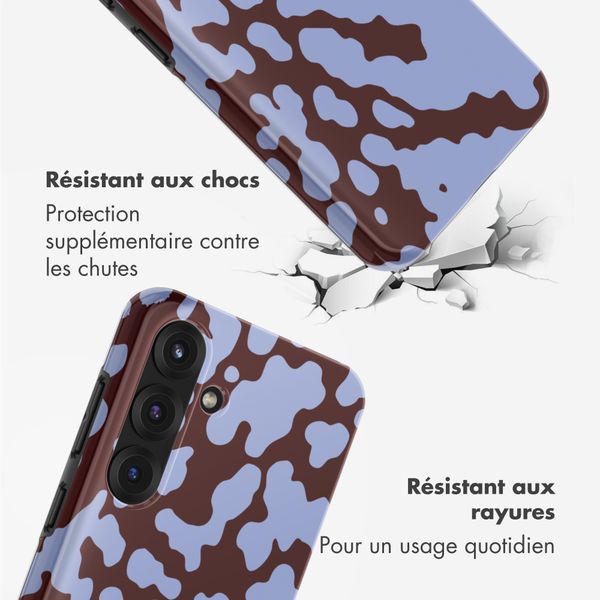 Selencia Coque arrière Vivid avec MagSafe Samsung Galaxy S25 - Moo'd Lavender Glow