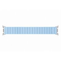 Samsung Bracelet en tissu original Samsung Galaxy Watch 9 (40/44mm) / Watch 8 (40/44mm) / Classic (46mm) - Taille M/L - Bleu
