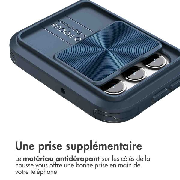 imoshion Coque arrière Camslider Samsung Galaxy A25 (5G) - Bleu foncé