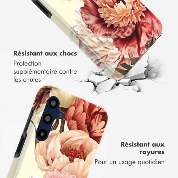 Selencia Coque arrière Vivid Samsung Galaxy A16 - Vintage Peony