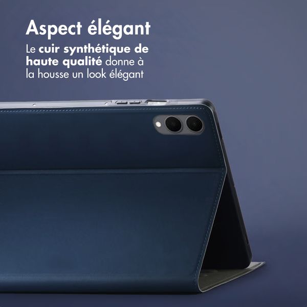 Accezz Coque tablette Classic Samsung Galaxy Tab S11 Ultra - Bleu foncé