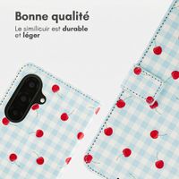 imoshion Étui de télephone portefeuille Design Samsung Galaxy A37 (5G) - Cherry Check