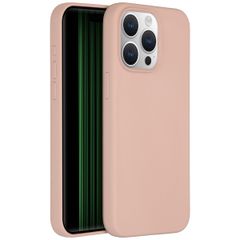 Accezz Coque Liquid Silicone Apple iPhone 15 Pro Max - Rose
