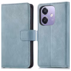 imoshion Étui de télephone portefeuille de luxe Oppo A40 (4G) / Oppo A40M (4G) / Oppo A60 (5G) - Bleu clair