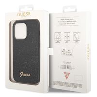 Guess Coque Glitter Flakes Apple iPhone 14 Pro Max - Noir