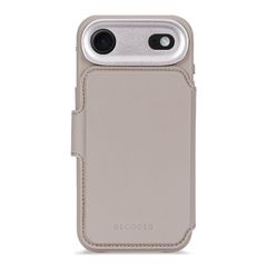 Decoded Portefeuille détachable 2 en 1 en cuir MagSafe Apple iPhone 17 Pro - Solid Clay