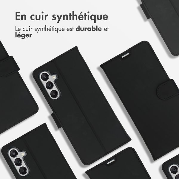 Accezz Étui de télephone Wallet Samsung Galaxy A25 (5G) - Noir