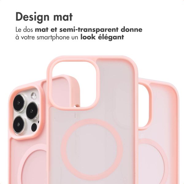 imoshion Coque Color Guard avec MagSafe Apple iPhone 14 Pro Max - Rose clair