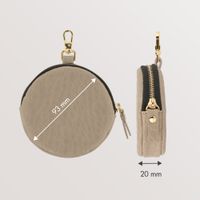 Selencia Nova Mini Pouch - Croco Beige