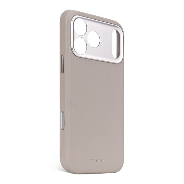Decoded Coque en cuir MagSafe Apple iPhone 17 Pro - Solid Clay