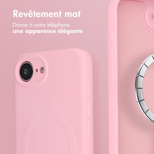 imoshion Coque Couleur avec MagSafe Apple iPhone 17e / 16e - Candy Pink