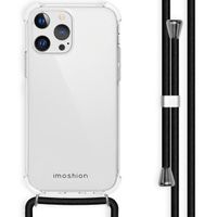 imoshion Coque arrière transparente avec cordon Apple iPhone 13 Pro - Noir