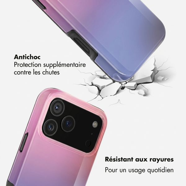 Selencia Coque arrière Vivid Apple iPhone 18 Pro Max / 17 Pro Max - Gradient Soft Blush